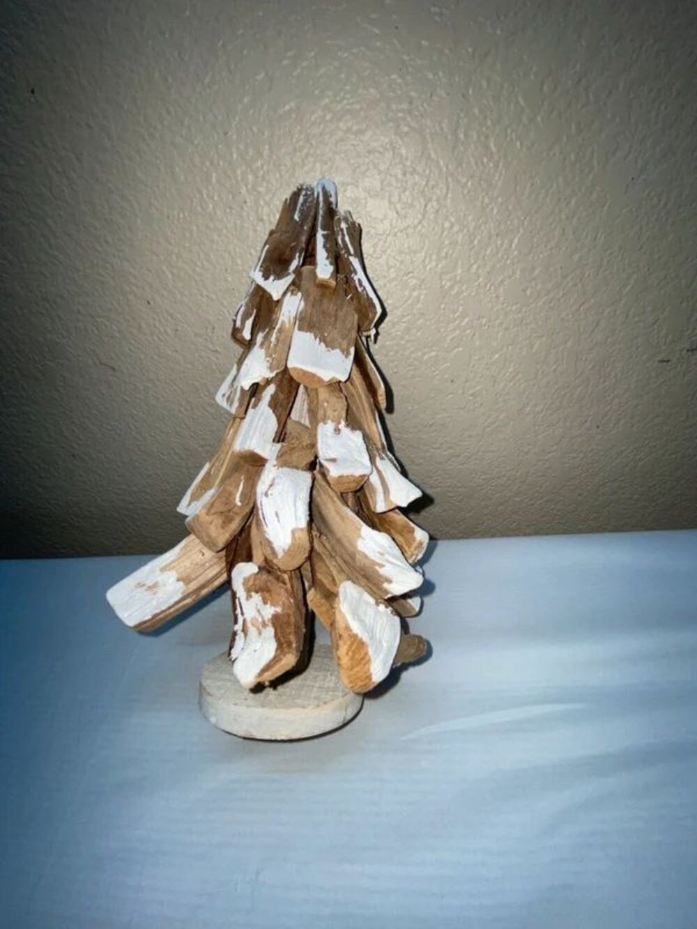 CV Handmade Christmas tree made from scrap wood 15” tall